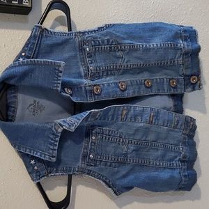 Girls Jean vest